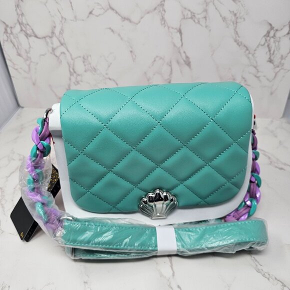 NWT Loungefly Disney The Little Mermaid Ariel Color Block Handbag — BoxLunch Exc - Picture 1 of 4